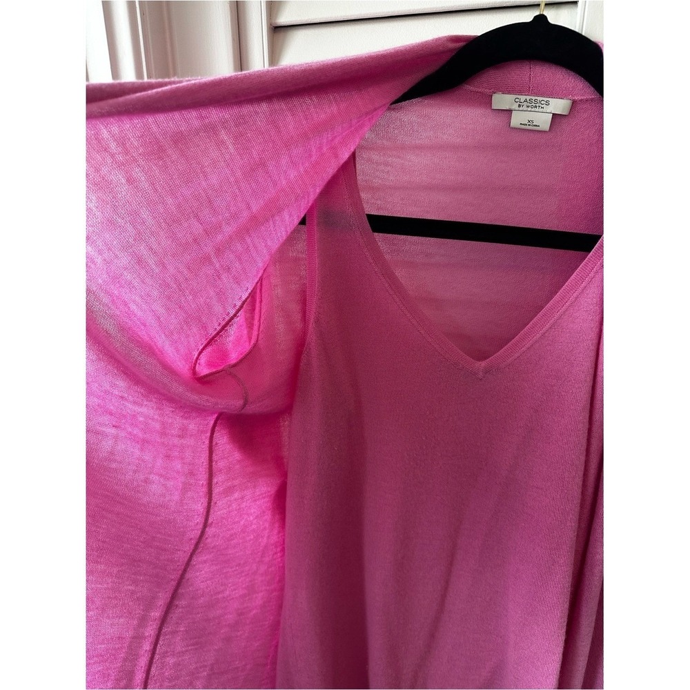Worth Pink Lightweight Knit cashmere Cardigan Set - Picture 6 of 7